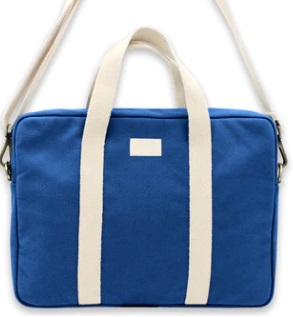 Sacoche ordinateur personnalisable 15 pouces - Luis Bleu roi